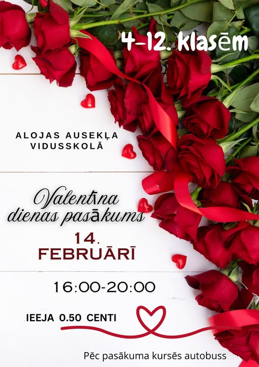 Alojas skola, Valentīndiena