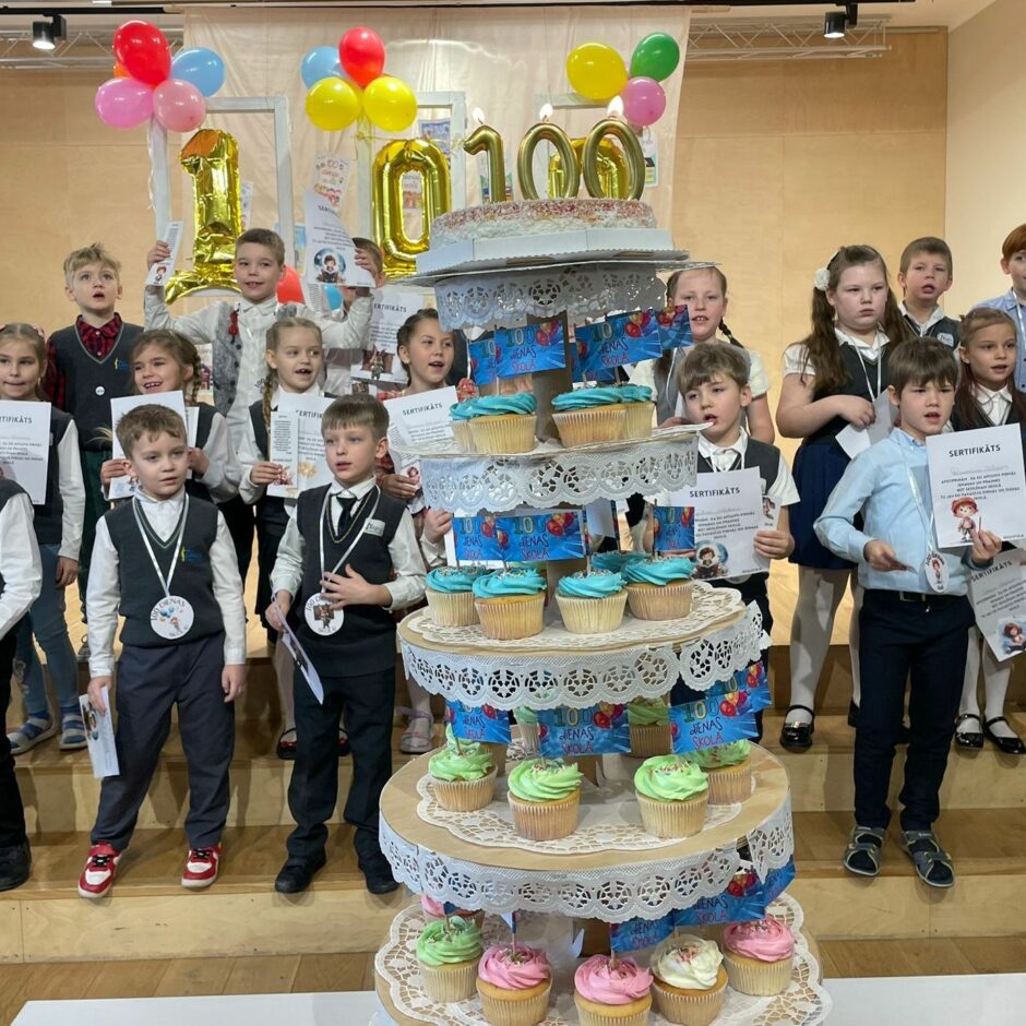100. diena 1. klasei Alojas Ausekļa vidusskolā