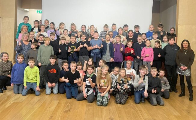 Sadraudzības diena ar 3. klasei ar Salacgrīvas vidusskolu