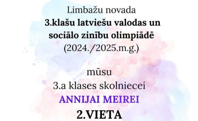 Latviešu valodas un sociālo zinību olimpiāde